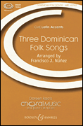 Three Dominican Folksongs Unison choral sheet music cover
